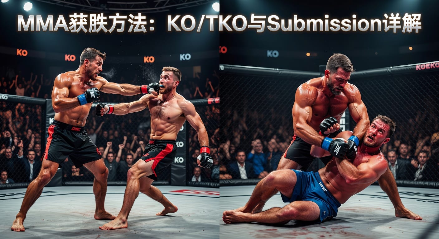 MMA方法 KO/TKO Submission 解析